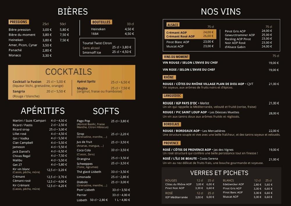 La Fusion - Menu Image 3